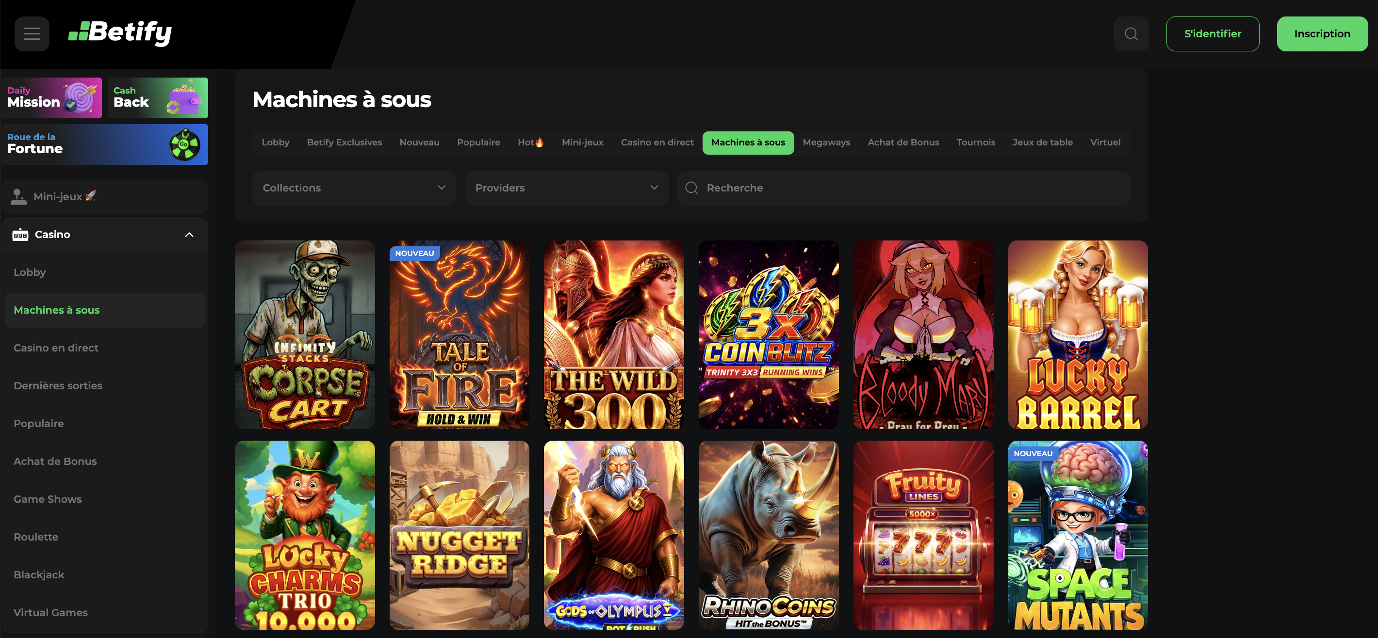 Machines à sous populaires sur Betify Casino en vedette Machines à sous populaires sur Betify Casino